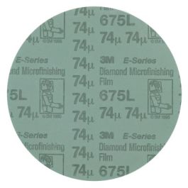 3M™ Diamond Microfinishing PSA Film Disc 675L, 12 in x NH 9 Mic, 3 ea/Case