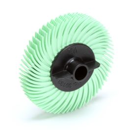 Scotch-Brite™ Radial Bristle Disc, 2 in x 3/8 in 1 Micron, 40/Carton, 80 ea/Case