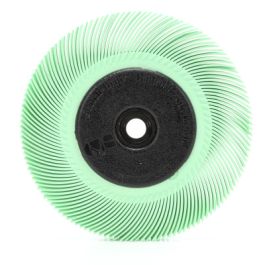 Scotch-Brite™ Radial Bristle Brush, 6 in x 7/16 in x 1 in 1 Micron with Adapter, 5 ea/Case