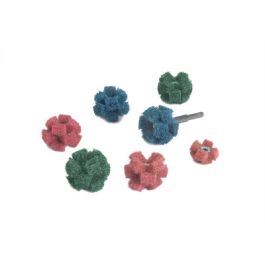 Standard Abrasives™ Buff and Blend Cross Buff GP, 725004, A/O Coarse, 1-1/2 in x 1/2 in x 2 Ply x 8-32, 50/Carton, 500 ea/Case