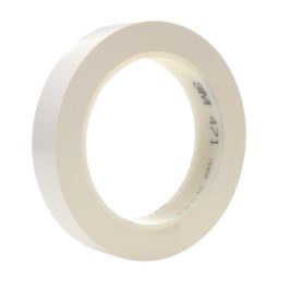 3M™ Vinyl Tape 471, White, 3/8 in x 36 yd, 5.2 mil, 96 Roll/Case