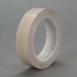 3M™ PTFE Film Tape 5498, Beige, 1 in x 36 yd, 4.2 mil, 36 Roll/Case