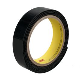 3M™ Flame Resistant Hook Fastener SJ3519FR, Black, 5/8 in x 50 yd, 4 Roll/Case