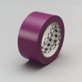 3M™ General Purpose Vinyl Tape 764, Purple, 49 in x 36 yd, 5 mil, 3 Roll/Case, Plastic Core