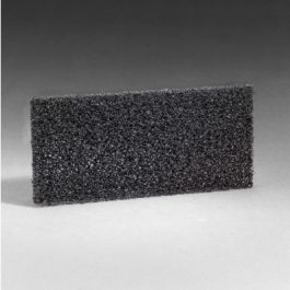 3M™ Doodlebug™ Hi Pro Utility Pad 8550, 4-5/8 in x 10 in, Black, 10/Box, 4 Boxes/Case