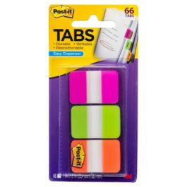 Post-it® Durable Tabs 686-PGO, 1 in. x 1.5 in, 24 Each/Case