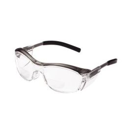 3M™ Nuvo™ Protective Eyewear 11435-00000-20 Clear Lens, Grey Frame, +2.0 Diopter 20 ea/Case