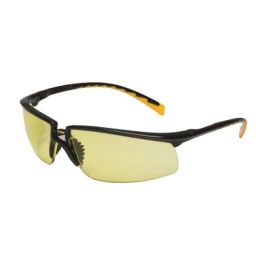 3M™ Privo™ Protective Eyewear 12263-00000-20 Amber Anti-Fog Lens, Black Frame 20 EA/Case