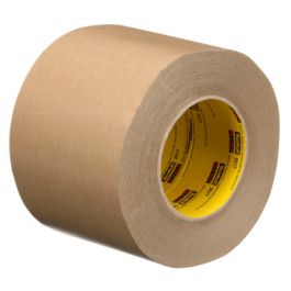 3M™ Flatback Tape 2517, Medium Brown, 100 mm x 55 m, 6.5 mil, 8 Rolls/Case