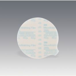 3M™ Microfinishing PSA Film Disc 268L, 40 Mic 3MIL, Type D, 5 in x NH, Die 500X, 25/Pac, 500 ea/Case