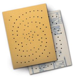 3M™ Hookit™ Clean Sanding Sheet 236U, P320 C-weight, 3 in x 4 in, Die M574, 50/Carton, 500 ea/Case
