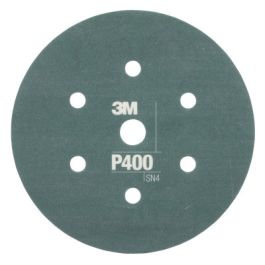 3M™ Hookit™ Flexible Abrasive Disc 270J, 34403, 6 in, Dust Free, P400, 25 disc per carton, 5 cartons per case