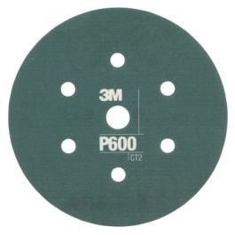 3M™ Hookit™ Flexible Abrasive Disc 270J, 34405, 6 in, Dust Free, P600, 25 disc per carton, 5 cartons per case