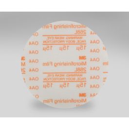 3M™ Hookit™ Microfinishing Film Disc 268L, 15 Mic 3MIL, Type D, 5 in x NH, Die 500X, 50/Carton, 500 ea/Case