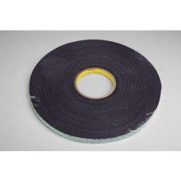 3M™ Double Coated Urethane Foam Tape 4056, Black, 3/4 in x 36 yd, 62 mil, 12 Roll/Case