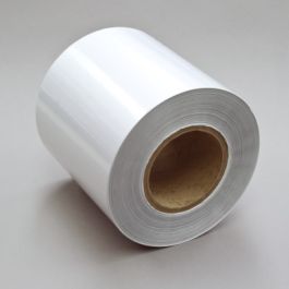 3M™ Thermal Transfer Label Material 7872, Platinum Polyester Gloss, 6 in x 1668 ft, 1 Roll/Case
