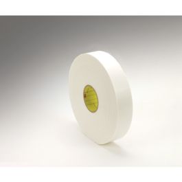 3M™ Double Coated Polyethylene Foam Tape 4466, White, 1/2 in x 36 yd, 62 mil, 18 Roll/Case