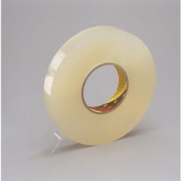 3M™ Double Coated Removable Foam Tape 4658F, Clear, 1/2 in x 27 yd, 31 mil, Film Liner, 4 Roll/Case