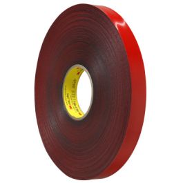 3M™ VHB™ Tape 4646, Dark Gray, 1 in x 36 yd, 25 mil, Small Pack, 2 Roll/Case