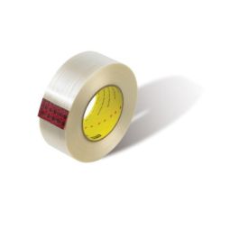 Scotch® Filament Tape 890MSR, Clear, 12 mm x 55 m, 8 mil, 72 Roll/Case