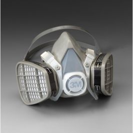 3M™ Half Facepiece Disposable Respirator Assembly 5201, Organic Vapor, Medium 12 EA/Case