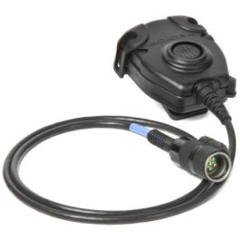 3M™ PELTOR™ Push-To-Talk (PTT) Adapter Military Radio FL5601-02, with 6-PIN MIL-C-55116 Connector, 1 EA/Case