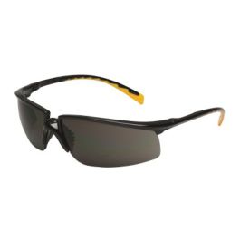 3M™ Privo™ Protective Eyewear 12262-00000-20 Black Frame, Orange Accent Temple Tips, Gray Anti-Fog Lens, 20 EA/Case