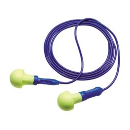 3M™ E-A-R™ Push-Ins™ Earplugs 318-3000, Metal Detectable, Corded, Poly Bag, 2000 Pair/Case