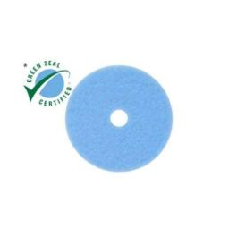3M™ Sky Blue Hi-Performance Burnish Pad 3050, 27 in, 5/Case