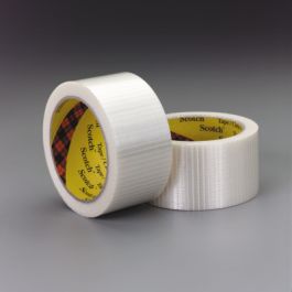 Scotch® Bi-Directional Filament Tape 8959, Clear, 48 in x 180 yd, 5.7 mil, 1 Roll/Case