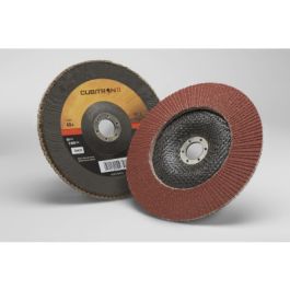 3M™ Cubitron™ II Flap Disc 967A, 40+, T29, 7 in x 7/8 in, 5 ea/Case