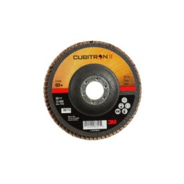 3M™ Cubitron™ II Flap Disc 967A, 60+, T27, 5 in x 7/8 in, 10 ea/Case