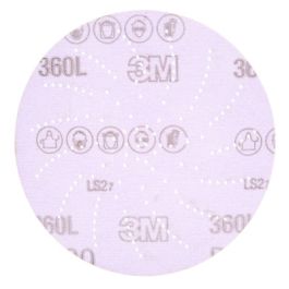 3M Xtract™ Film Disc 360L, P600 3MIL, 5 in, Die 500LG, 100/Carton, 500 ea/Case