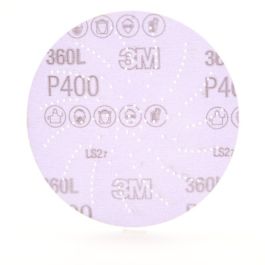 3M Xtract™ Film Disc 360L, P400 3MIL, 5 in, Die 500LG, 100/Carton, 500 ea/Case