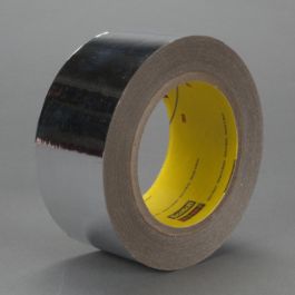 3M™ Metalized Film Tape 8437, Silver, 1 in x 72 yd, 2.1 mil, 36 Roll/Case