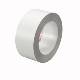 3M™ Weather Resistant Film Tape 838, White, 4 in x 72 yd, 3.4 mil, 12 Roll/Case
