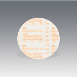 3M™ Microfinishing PSA Film Disc 268L, 15 Mic 3MIL, Type D, 1 in x NH, Die 100N, 100/Bag, 2000 ea/Case
