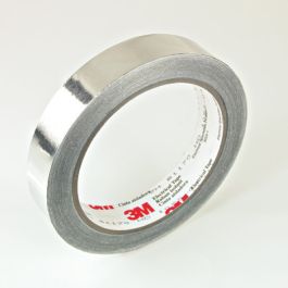 3M™ EMI Aluminum Foil Shielding Tape 1170, 6 in x 18 yd Bulk, 1 Roll/Case