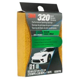 3M™ Performance Sanding Sponge, 03070, 1 inch x 2-5/8 inch, 320 Grit, 12 per case