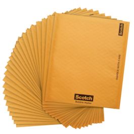 Scotch™ Bubble Mailer 7914-25-CS, 8.5 in x 11 in Size #2, 25 Pack