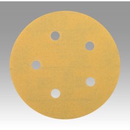 3M™ Hookit™ Gold Film Disc 255L, 01066, 5 in x NH, D/F 5 HL P100, Die 500FH, 100/Carton, 400 ea/Case