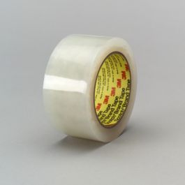 3M™ Polyethylene Tape 480, Transparent, 3 in x 36 yd, 5.1 mil, 12 Roll/Case, Plastic Core