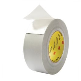 3M™ Aluminum Foil Tape 427, Silver, 2 in x 60 yd, 4.6 mil, 24 Roll/Case