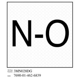 3M™ Diamond Grade™ Damage Control Sign 3MN028DG, "Norm Open", 4 in x 4 in, 10/Package