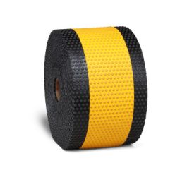 3M™ Stamark™ All Weather Tape A381AW-5, Yellow, 1-1/2 in Black Contrast Borders, 7 in x 50 yd
