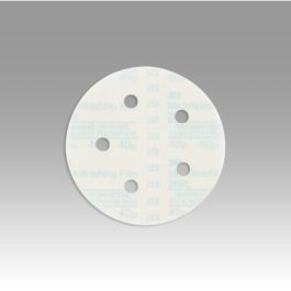 3M™ Hookit™ Microfinishing Film Disc 268L, 40 Mic 3MIL, Type D, 5 in x NH, D/F 5HL, Die 500FH, 25/Bag, 500 ea/Case