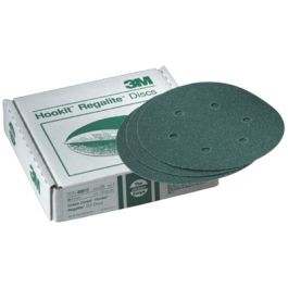 3M™ Green Corps™ Hookit™ Disc Dust Free, 00616, 6 in, 36 grade, 25 discs per carton, 5 cartons per case