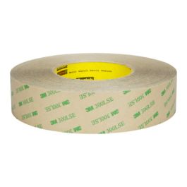 3M™ Adhesive Transfer Tape 9672LE, Clear, 1 in x 60 yd, 5 mil, 9 Roll/Case