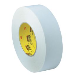 3M™ Textile Flatback Tape 2526, White, 12 in x 60 yd, 9.8 mil, 4 Rolls/Case
