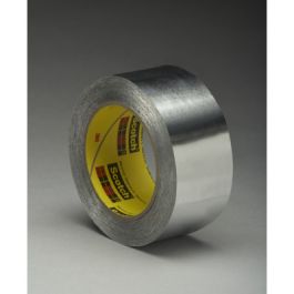 3M™ High Temperature Aluminum Foil Tape 433, Silver, 1 1/2 in x 10 yd, 3.6 mil, 24 Rolls/Case